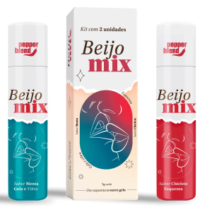 BEIJO MIX 02 GÉIS QUE GELA, ESQUENTA E VIBRA 14GR