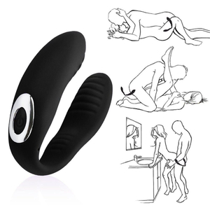 VIBRADOR DE CASAL NANA COM CONTROLE WIRELLES E RECARREGÁVEL VIA USB - Imagem 2