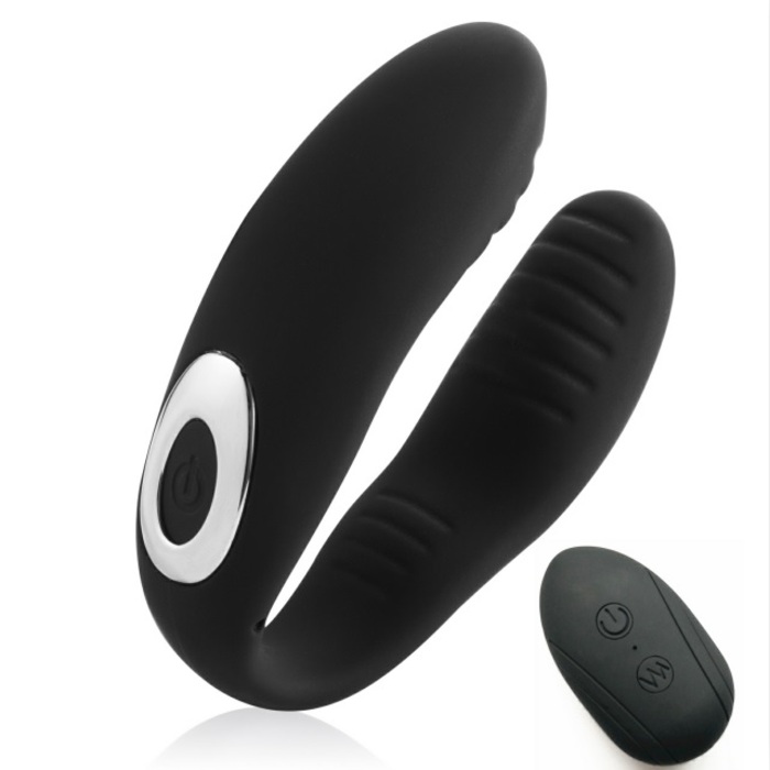 VIBRADOR DE CASAL NANA COM CONTROLE WIRELLES E RECARREGÁVEL VIA USB