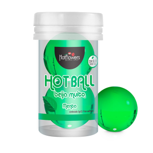 HOT BALL BEIJA MUITO SABOR MENTA 15G HOT FLOWERS