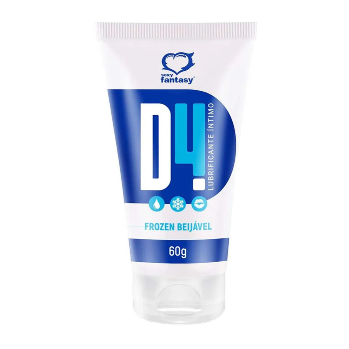 D4 LUBRIFICANTE ÍNTIMO BEIJÁVEL FROZEN 60G