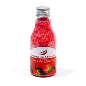 SAIS AROMÁTICOS DE BANHO MORANGO C/ CHAMPANHE