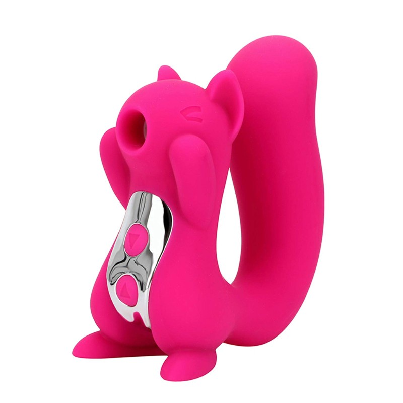 VIBRADOR ESQUILO SUGADOR E PENETRÁVEL COM 10 MODOS DE ESTIMULAÇÕES VIA USB - Imagem 4