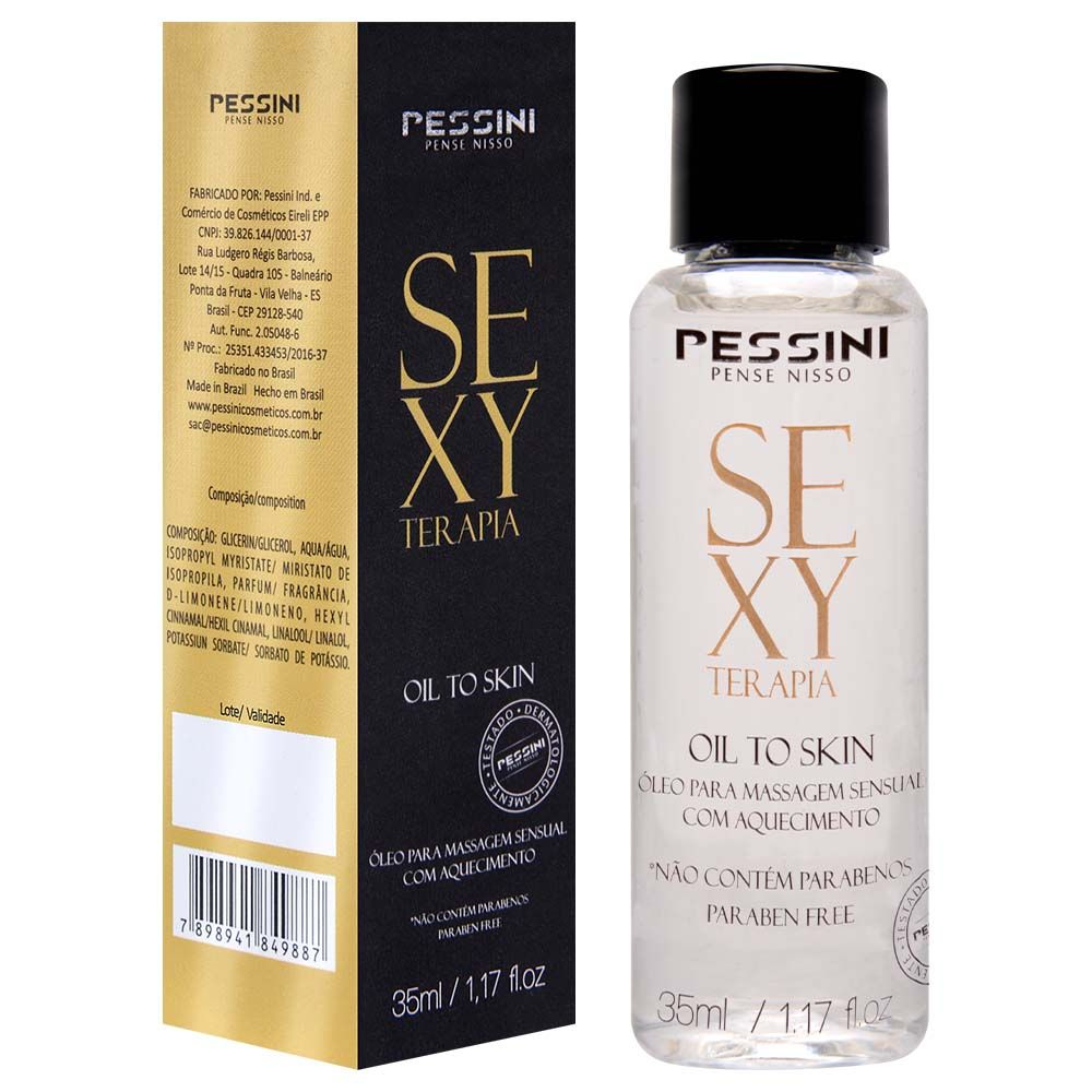 ÓLEO DE MASSAGEM HOT SEXY TERAPIA NEUTRO 35ML