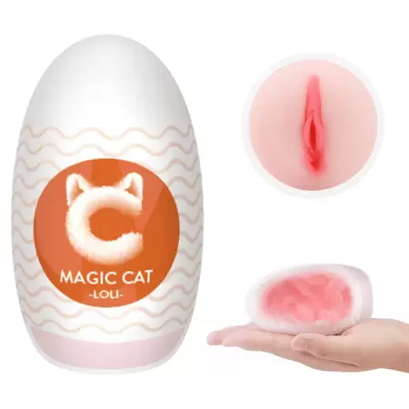 MAGIC CAT LOLI MASTURBADOR MASCULINO EM CYBERSKIN FORMATO VAGINA