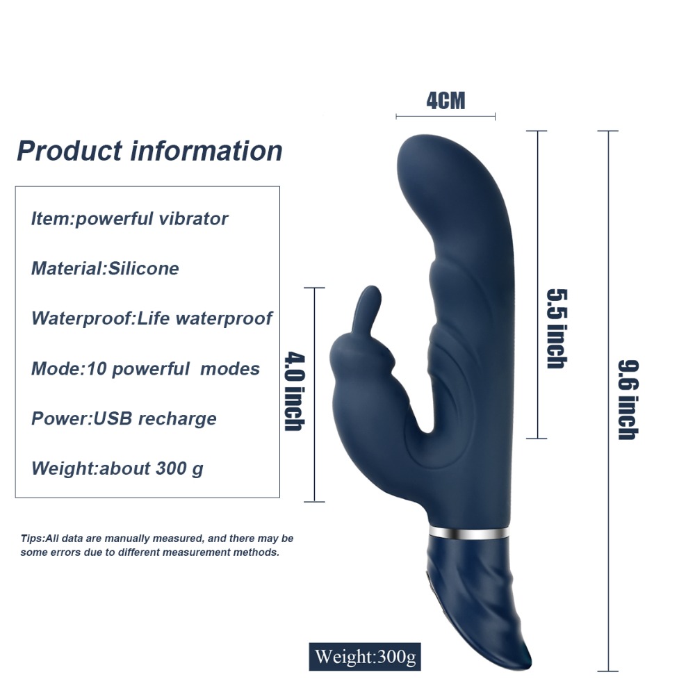 VIBRADOR DARK DUPLO COM 10 MODOS DE VIBRAÇÕES RECARREGÁVEL VIA USB - Imagem 7