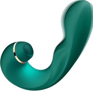 VIBRADOR FLEX PONTO G E SUGADOR COM 10 VIBRAÇÕES E 5 MODOS DE SUCÇÃO VIA USB