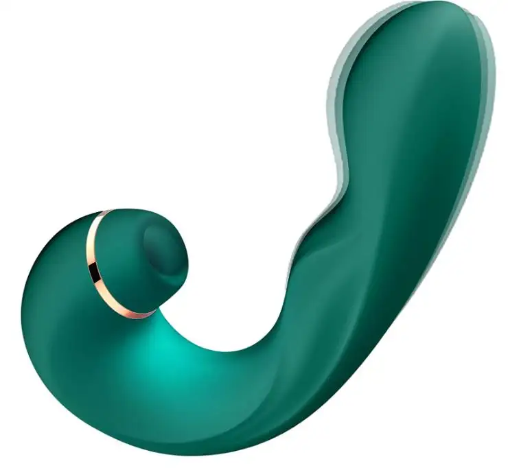 VIBRADOR FLEX PONTO G E SUGADOR COM 10 VIBRAÇÕES E 5 MODOS DE SUCÇÃO VIA USB
