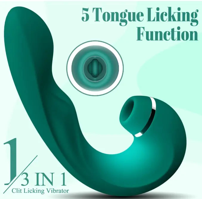 VIBRADOR FLEX PONTO G E SUGADOR COM 10 VIBRAÇÕES E 5 MODOS DE SUCÇÃO VIA USB - Imagem 2