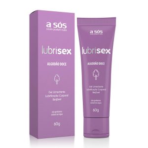 LUBRISEX LUBRIFICANTE BEIJÁVEL SABOR ALGODÃO DOCE