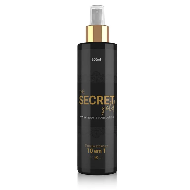 BODY SPLASH ELIXIR SEDUÇÃO THE SECRET GOLD 10 EM 1