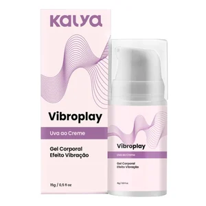 VIBROPLAY GEL COM EFEITO DE VIBRAÇÃO BEIJÁVEL 15G