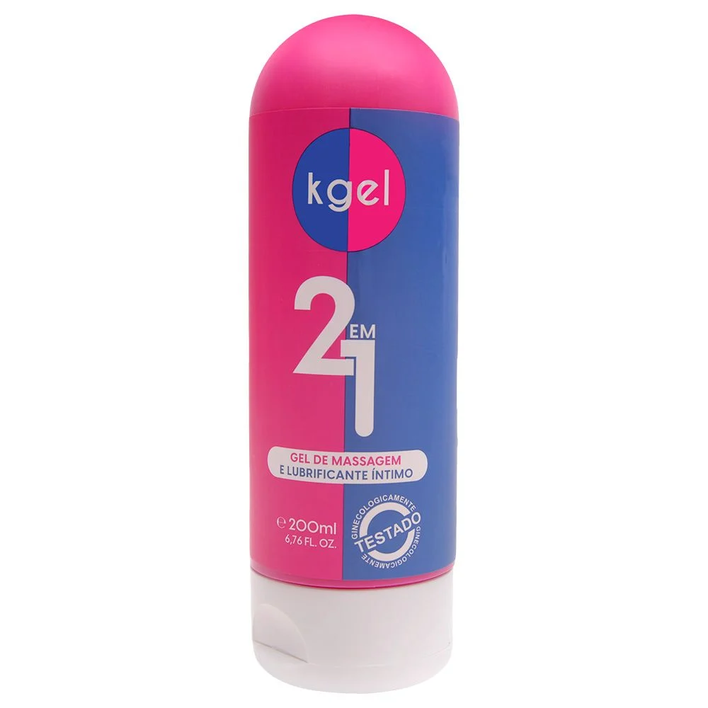 LUBRIFICANTE ÍNTIMO KGEL 2 EM 1 Á BASE DE ÁGUA 200ML