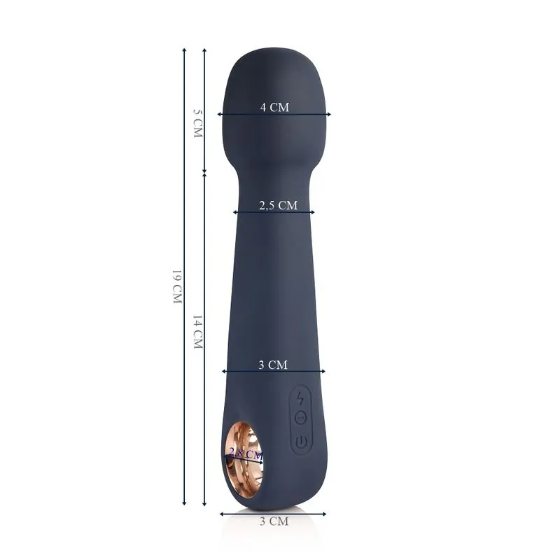 VIBRADOR MULTIVELOCIDADE SENSEVIBE WAND POTENTE RECARREGÁVEL VIA USB A SÓS - Imagem 2