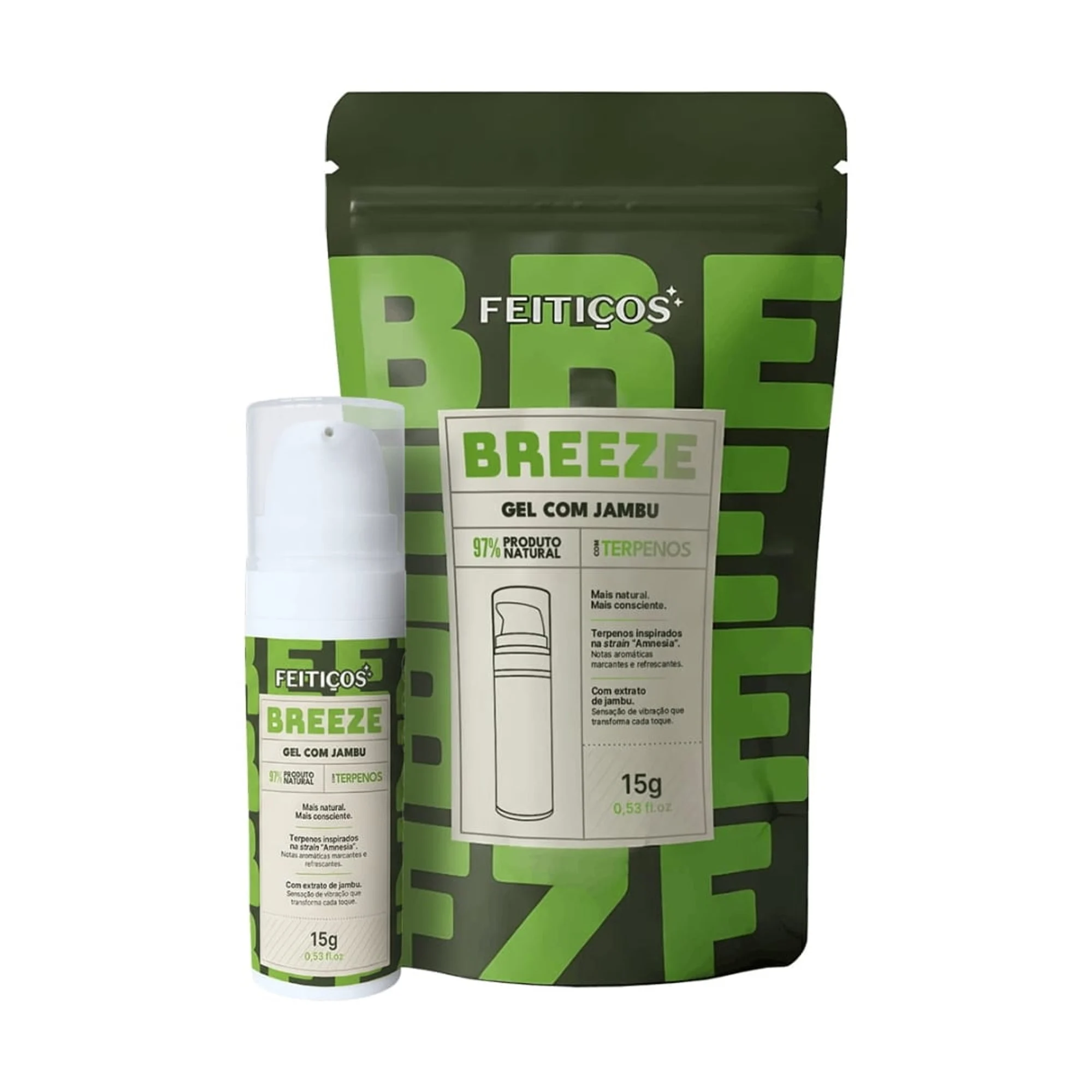 BREEZE GEL EXCITANTE COM JAMBU E TERPENOS 15G