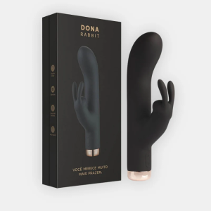 VIBRADOR DONA RABBIT DE PONTO G COM 10 MODOS DE VIBRAÇÃO VIA USB A SÓS